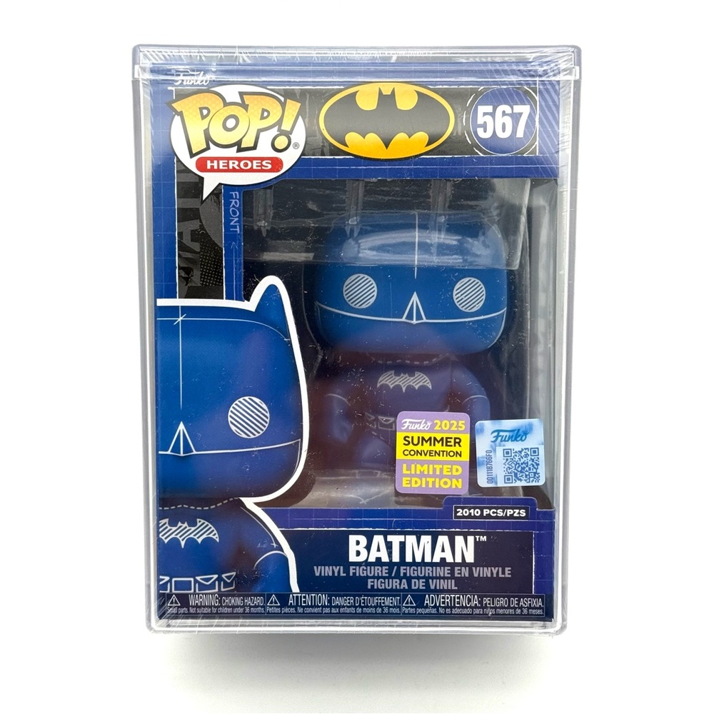 NWT New Funko Pop! Batman Blueprint Blue 2025 Comic Con San Diego Sticker 567